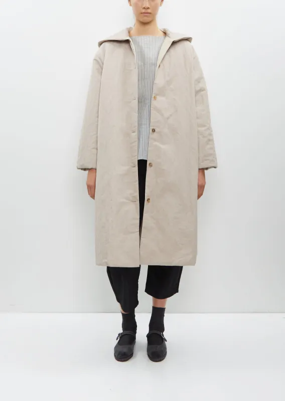 Technical Wool Downcoat sold by La Garconne