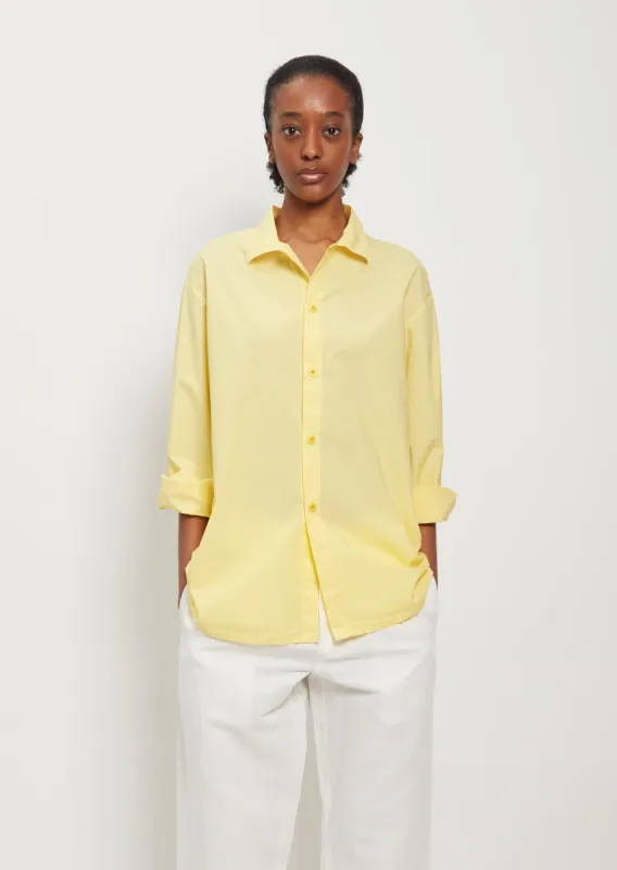 Angello Cotton Shirt — Yellow sold by La Garconne