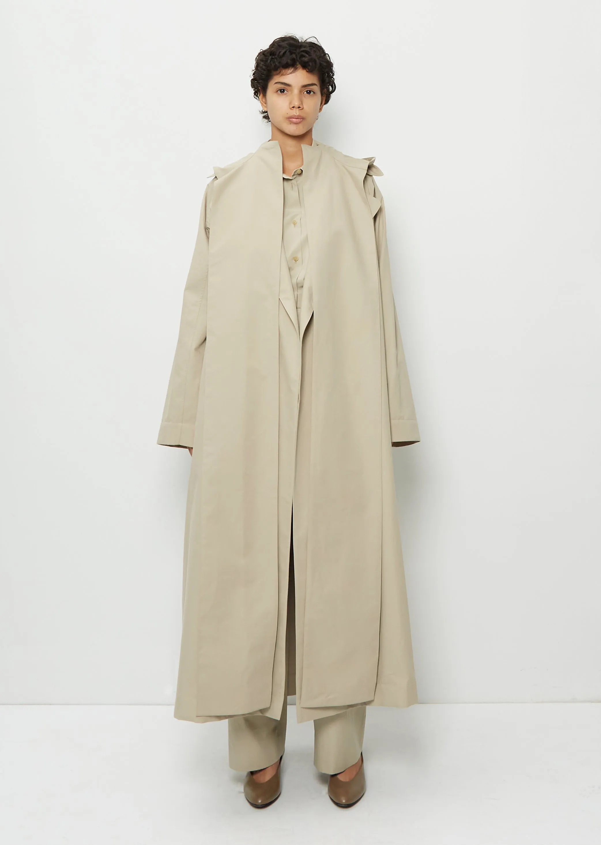 Badva Cotton Trench Coat sold by La Garconne product image thumbnail 2