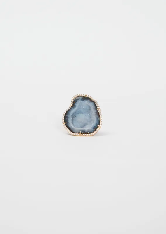 Blue Rocky Ring sold by La Garconne