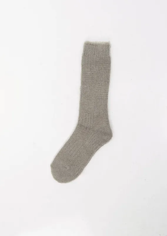 Links High Socks — Grey sold by La Garconne