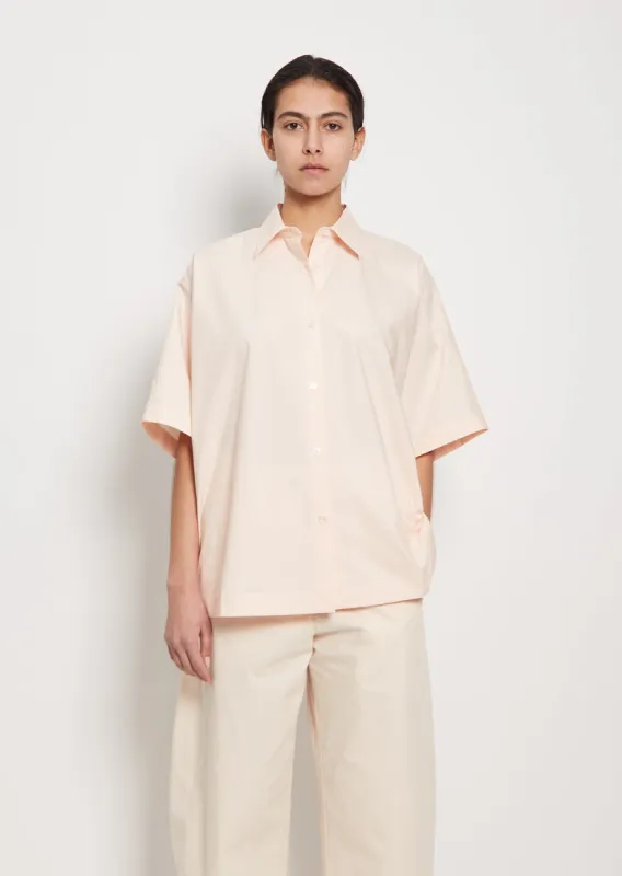 Sira Boxy Cotton Shirt sold by La Garconne
