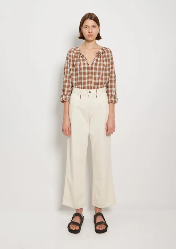 Oversized Cotton Trouser Jean sold by La Garconne