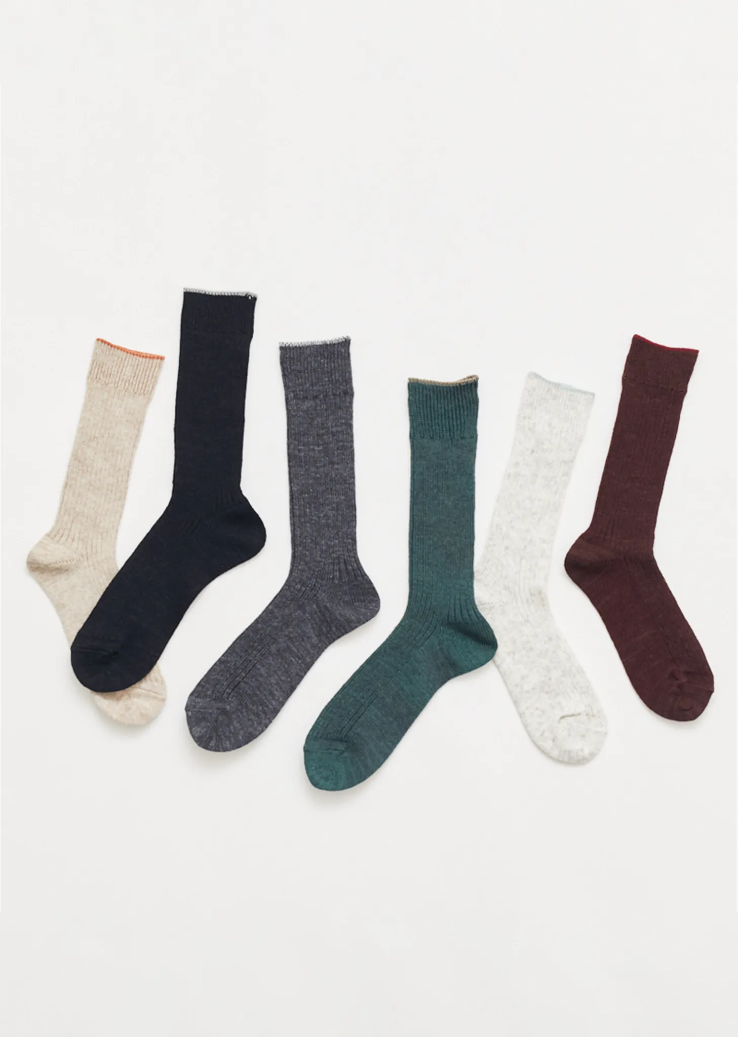 2x1 Rib Socks — Black sold by La Garconne product image thumbnail 2