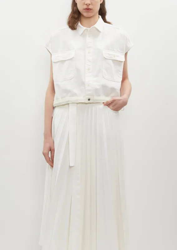 Cotton Denim Shirt sold by La Garconne