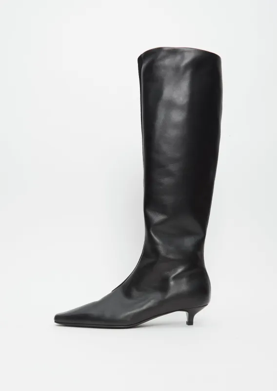 The Slim Knee-High Boot sold by La Garconne