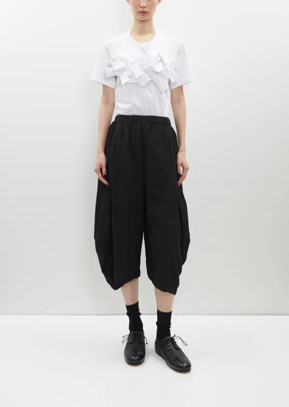 Cropped Asymmetrical Pull On Pant sold by La Garconne