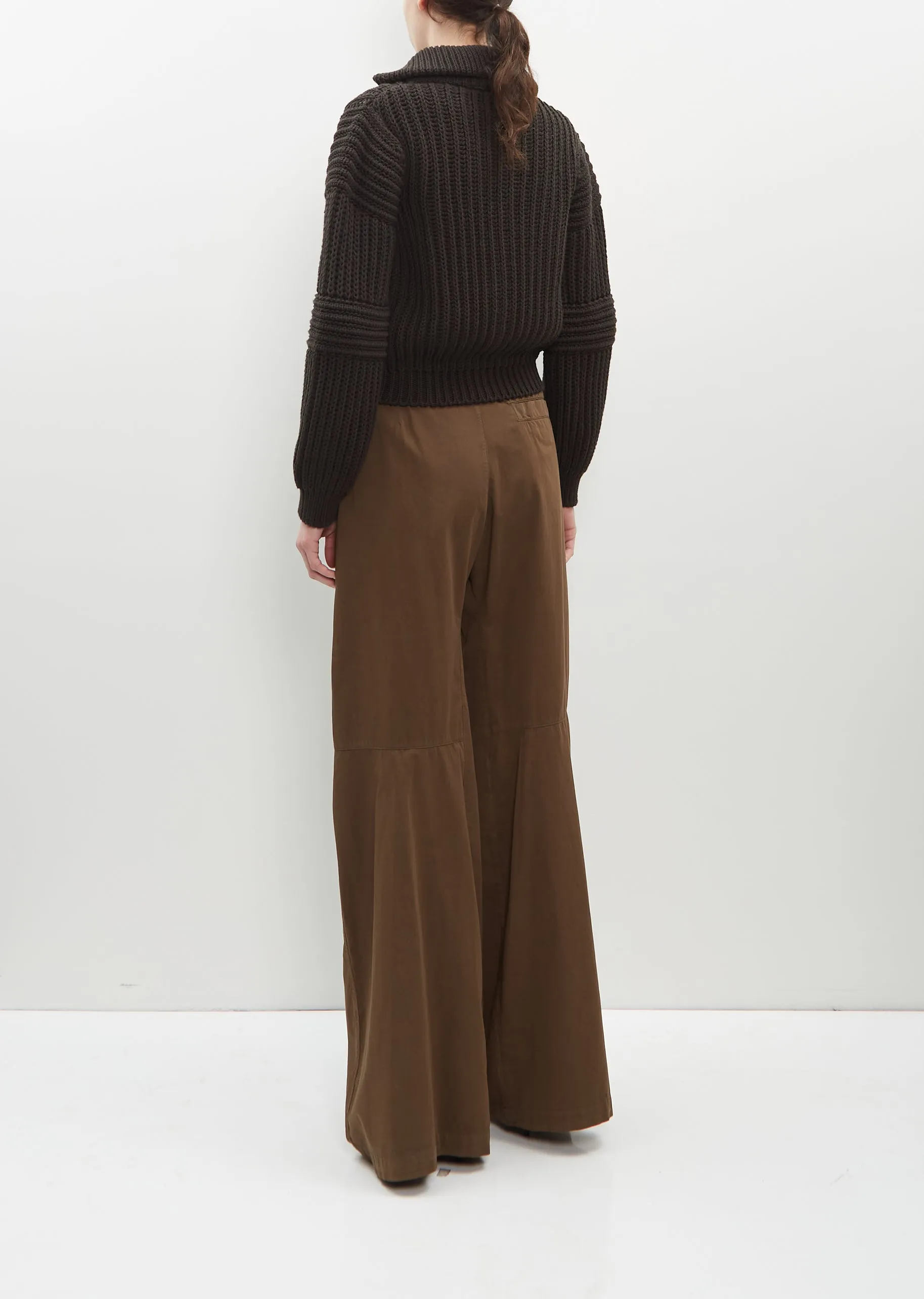 Cotton Wide Leg Pants sold by La Garconne product image thumbnail 3