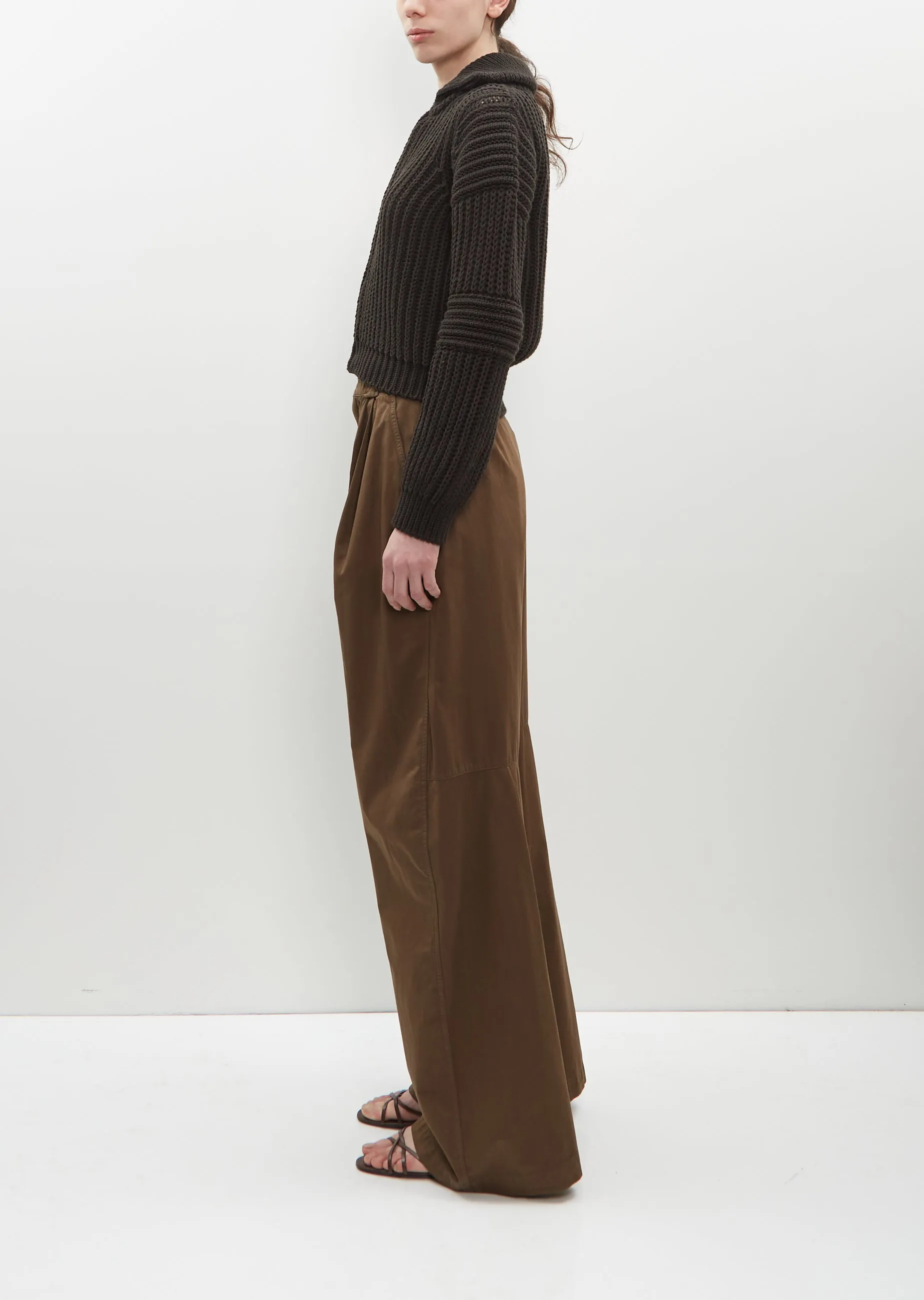 Cotton Wide Leg Pants sold by La Garconne product image thumbnail 2