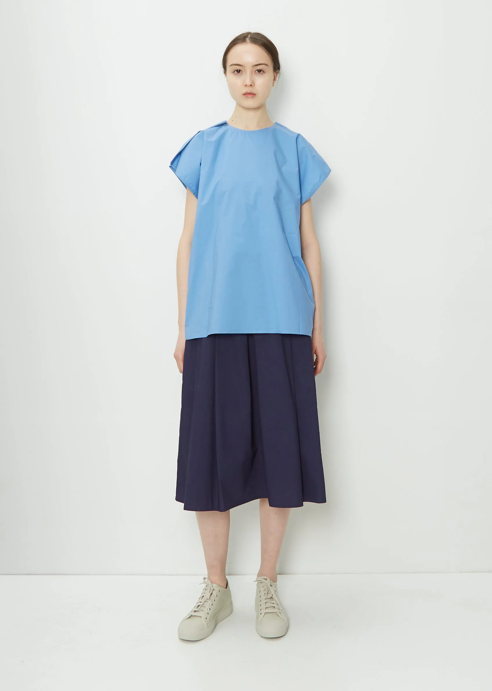 Bess Cotton Poplin Top — Blue Sky sold by La Garconne product image thumbnail 2