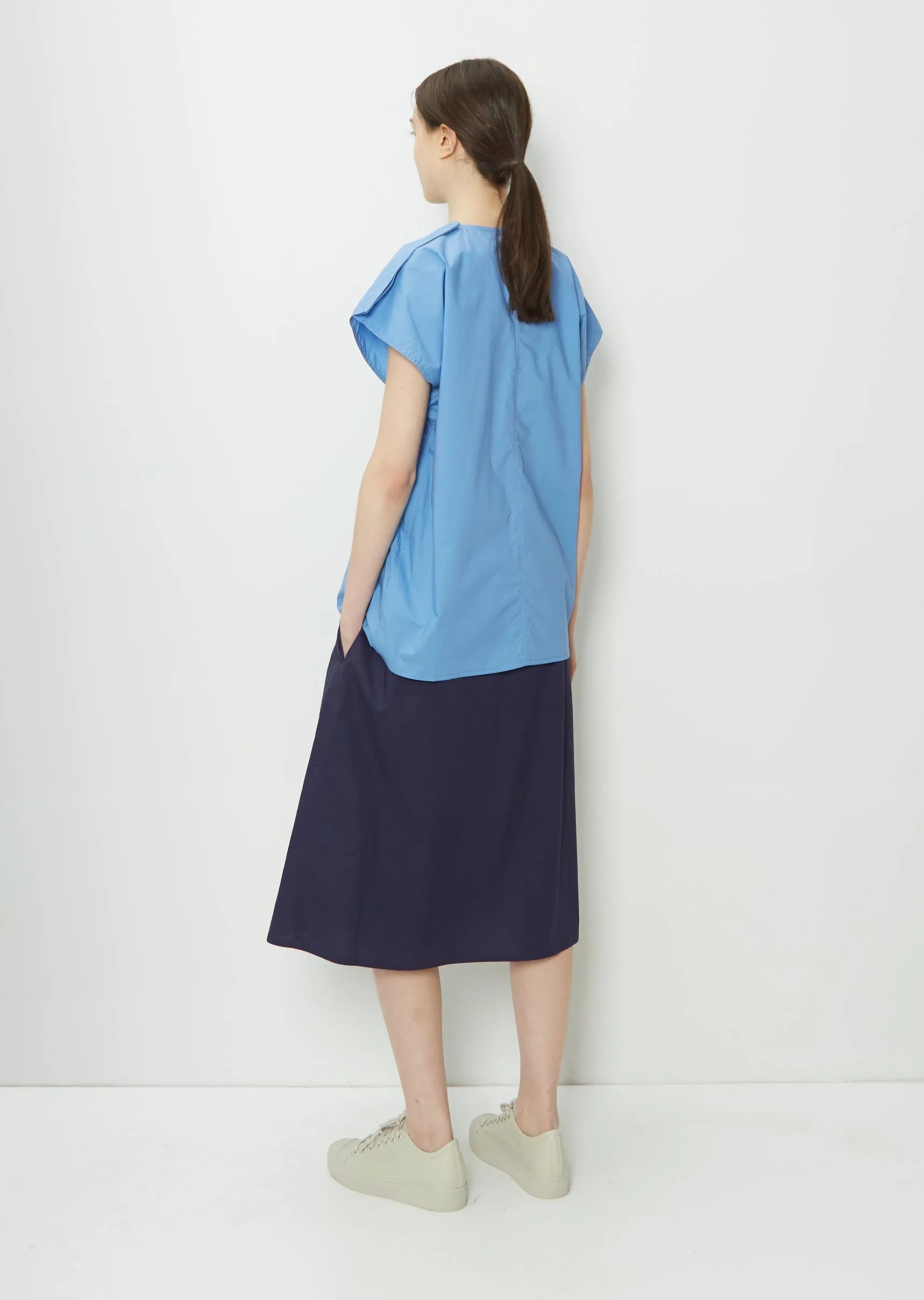 Bess Cotton Poplin Top — Blue Sky sold by La Garconne product image thumbnail 4