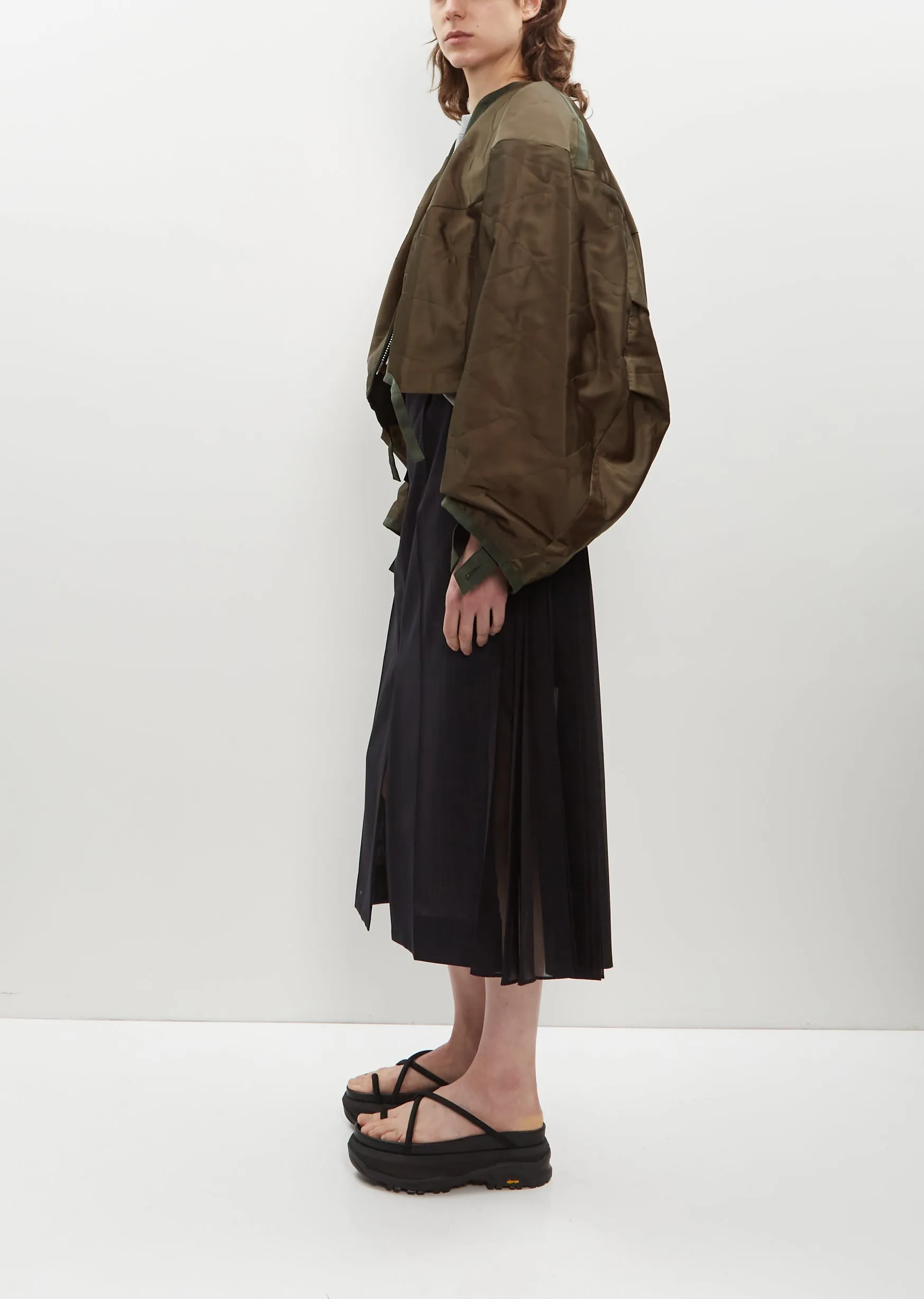 Satin Quilted Blouson sold by La Garconne product image thumbnail 2