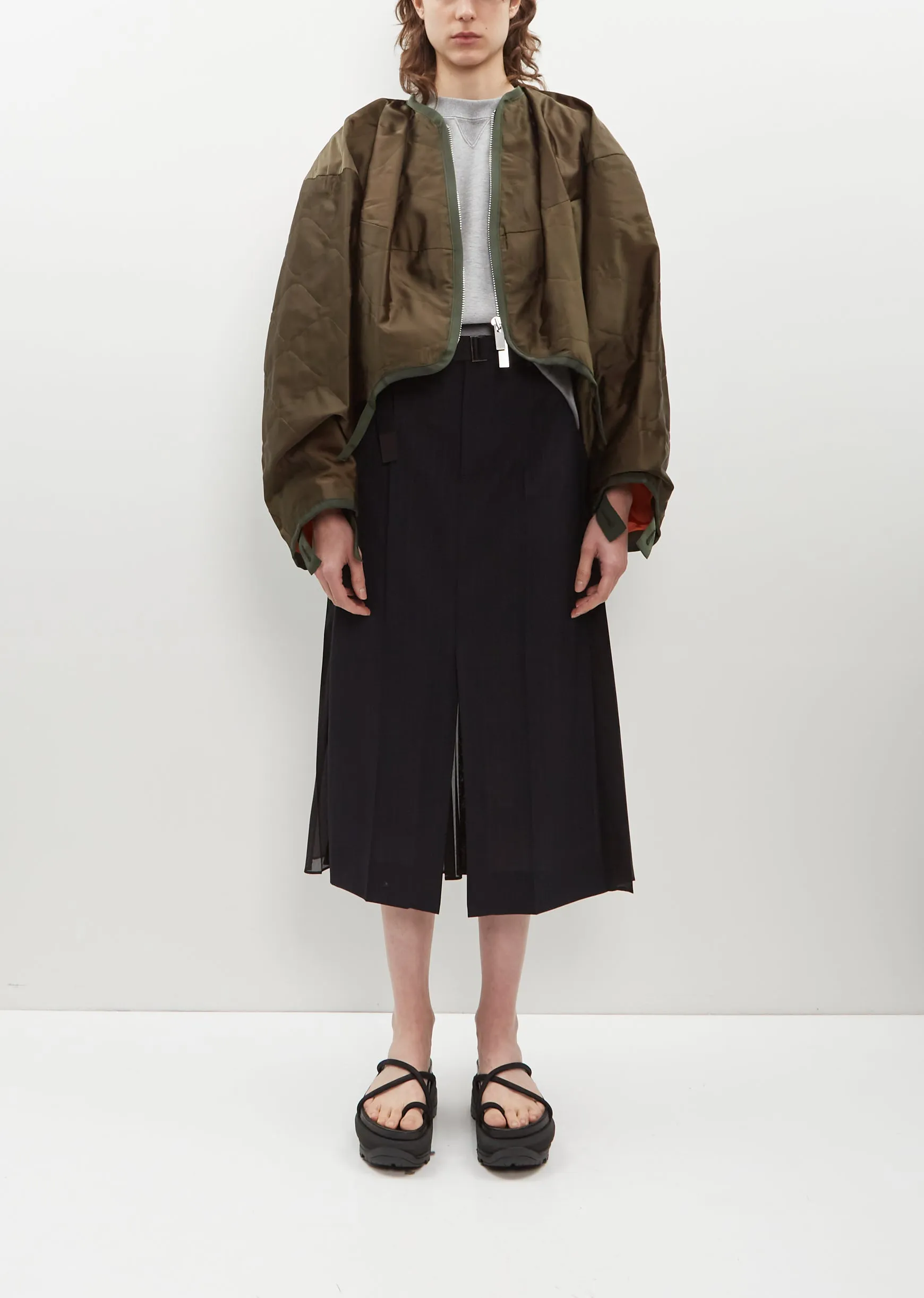 Satin Quilted Blouson sold by La Garconne product image thumbnail 5