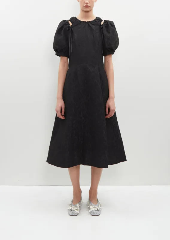 Puff Sleeve Shoulder Dress made by Simone Rocha
