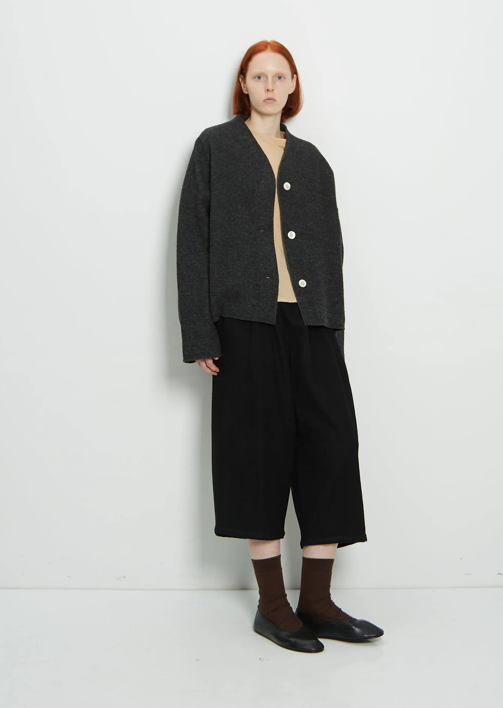 Fleece Wool Blend Jacket sold by La Garconne product image thumbnail 4