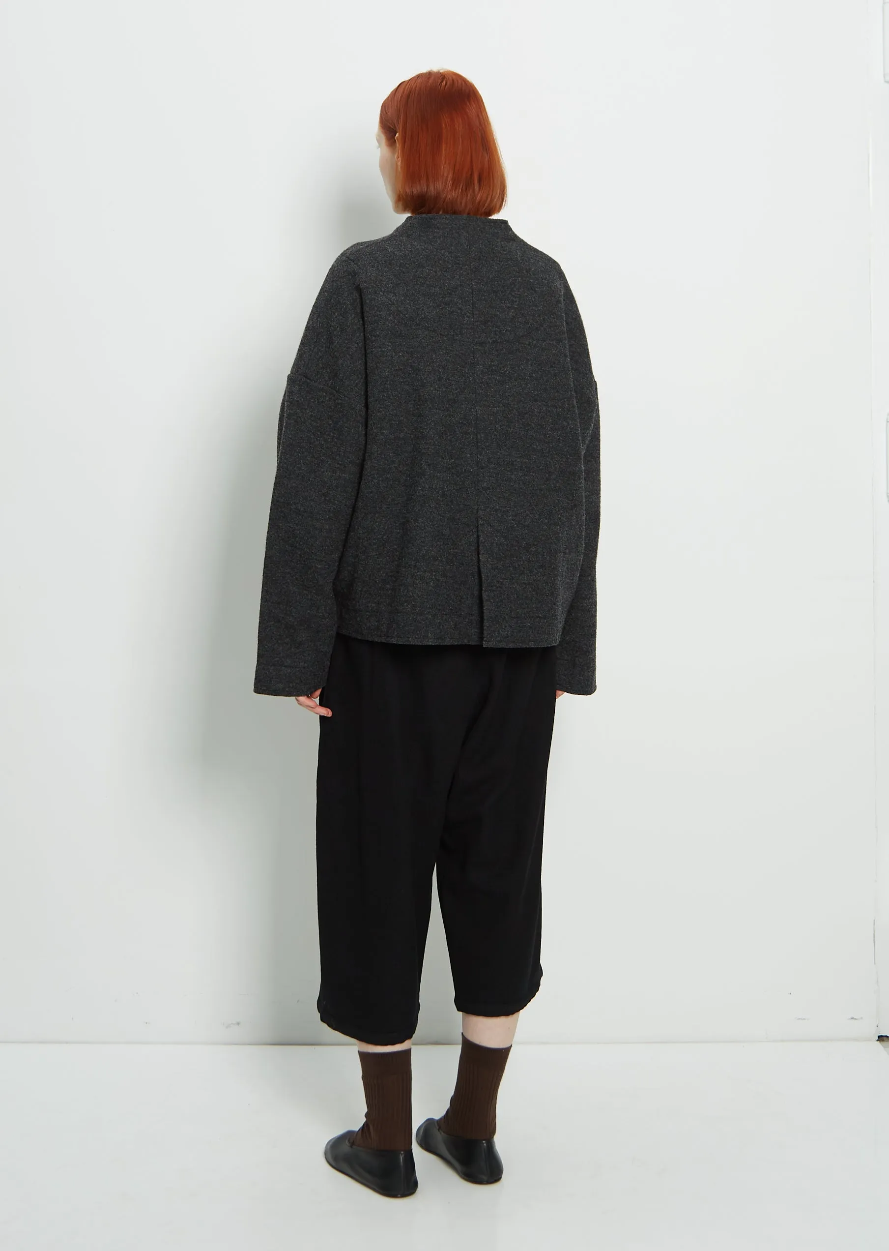 Fleece Wool Blend Jacket sold by La Garconne product image thumbnail 3