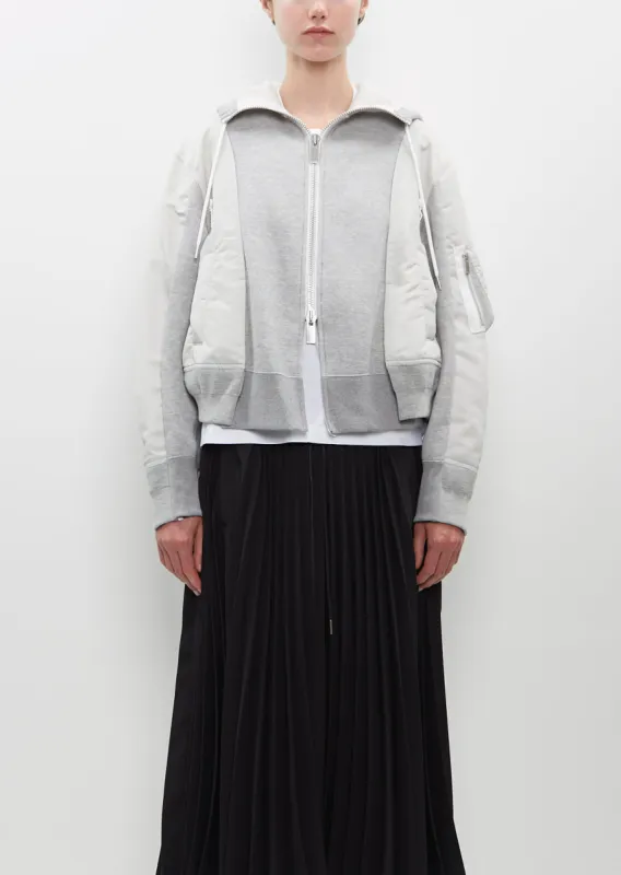 Nylon Twill x Sponge Sweat Hoodie sold by La Garconne