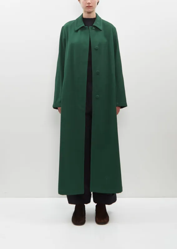 Raltony Wool Coat — Emerald sold by La Garconne