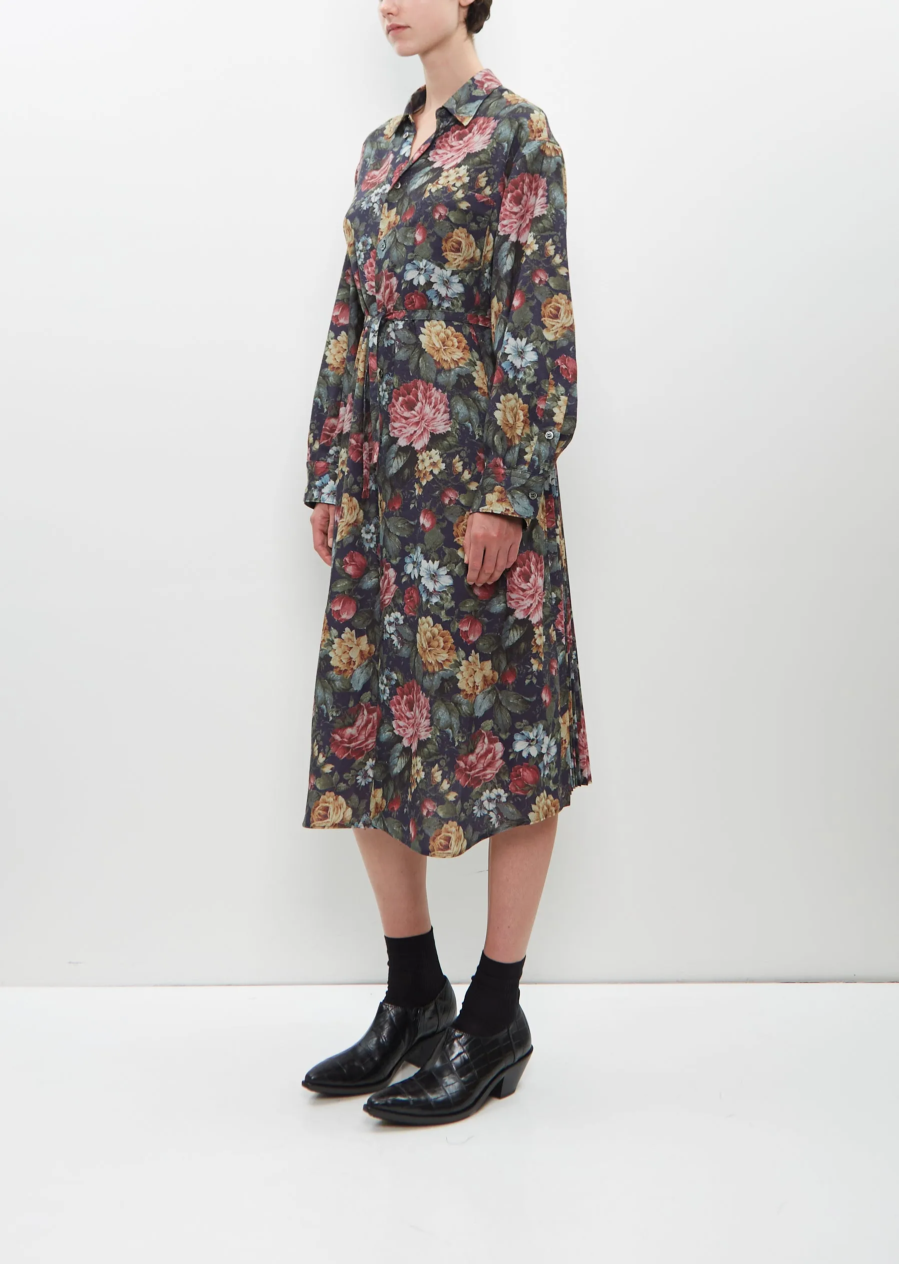 Long Sleeve Button Dress sold by La Garconne product image thumbnail 4