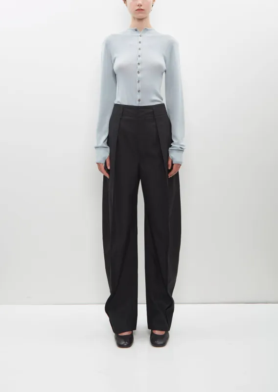Curved Volume Tailored Pants made by Lemaire