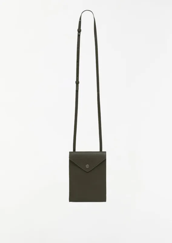 Envelope with Strap — Pesto sold by La Garconne