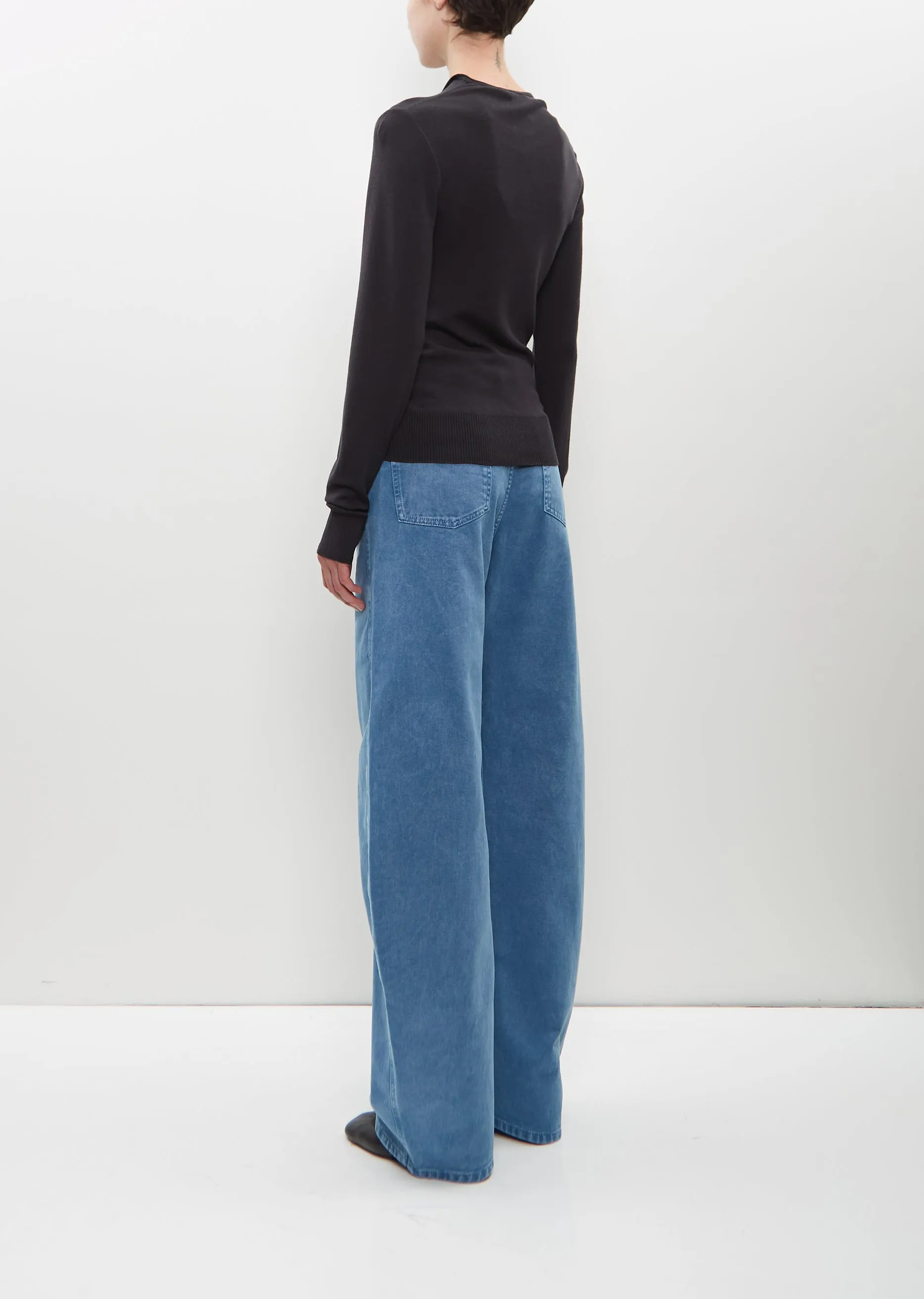 Fitted Seamless Cardigan — Granite Black sold by La Garconne product image thumbnail 3