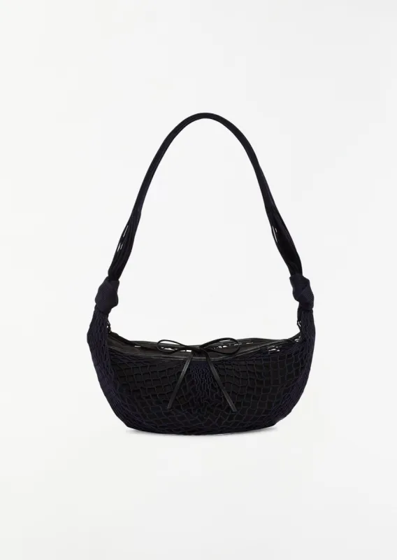 Croissant Filt Bag — Midnight Violet sold by La Garconne