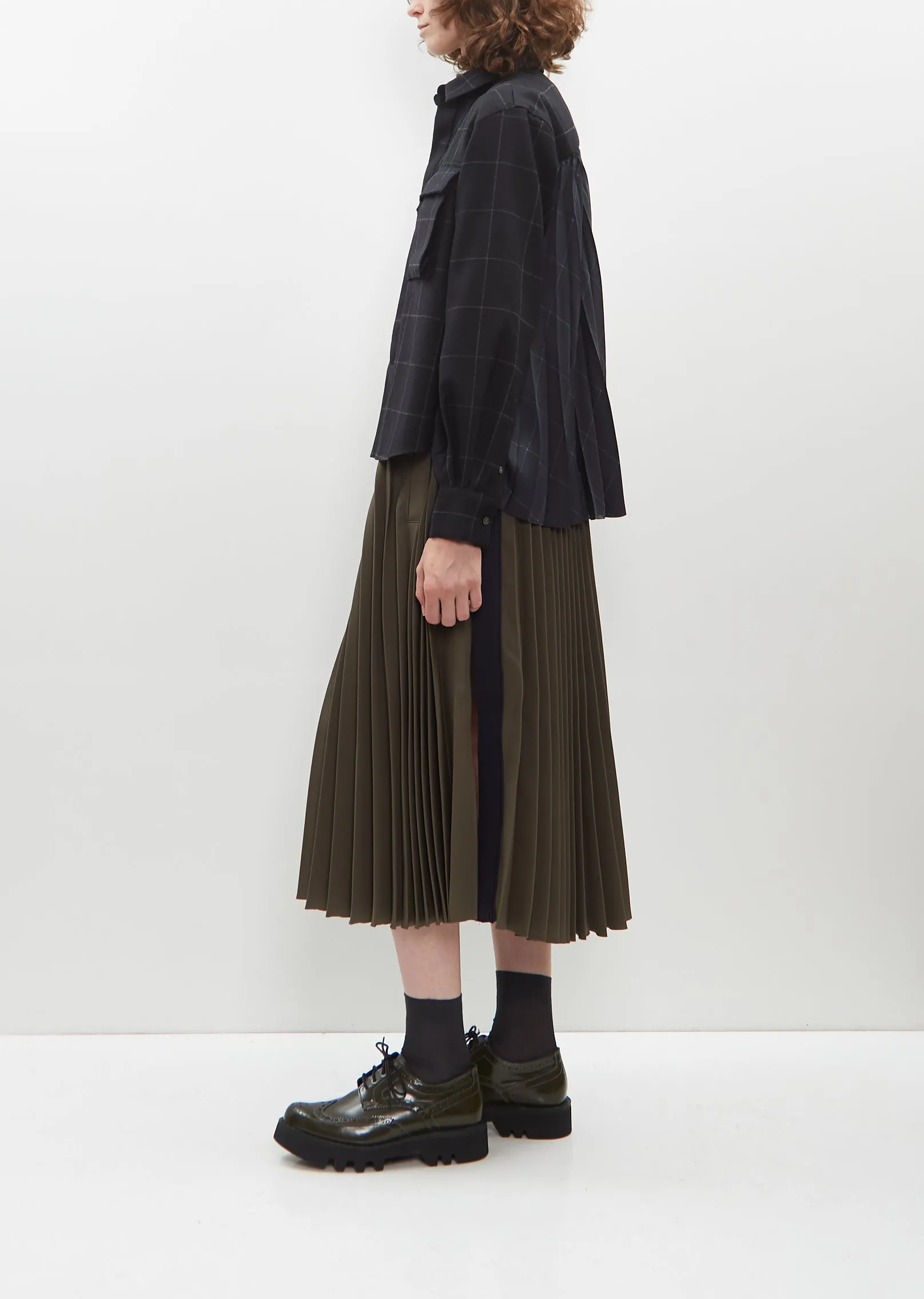 Windowpane Shirt sold by La Garconne product image thumbnail 2