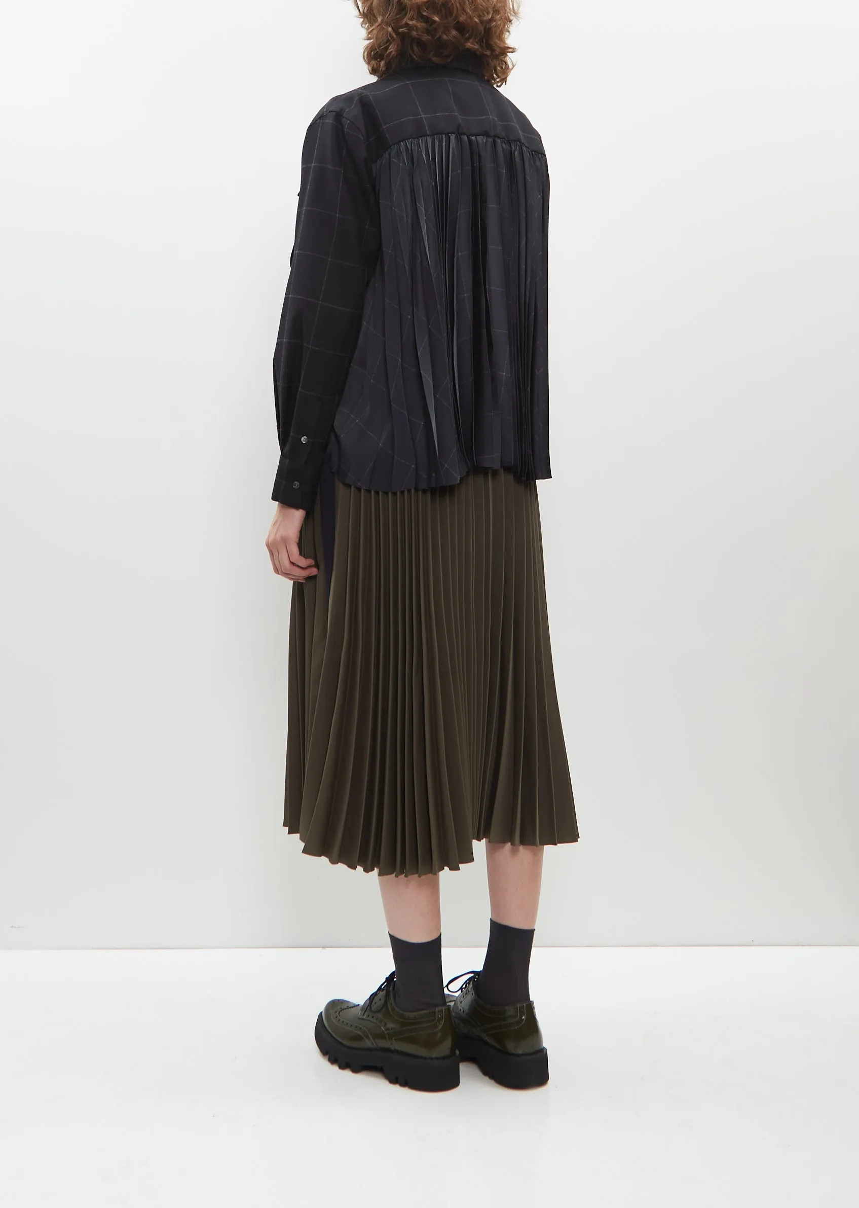 Windowpane Shirt sold by La Garconne product image thumbnail 3