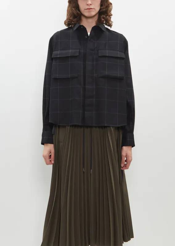 Windowpane Shirt made by Sacai