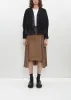 Windowpane Knit Cardigan sold by La Garconne