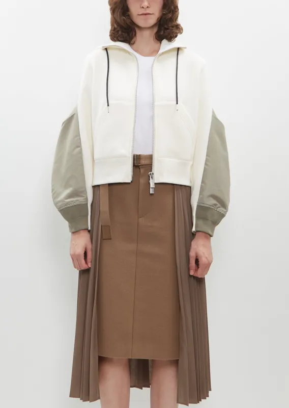 Nylon Twill x Sponge Sweat Hoodie sold by La Garconne