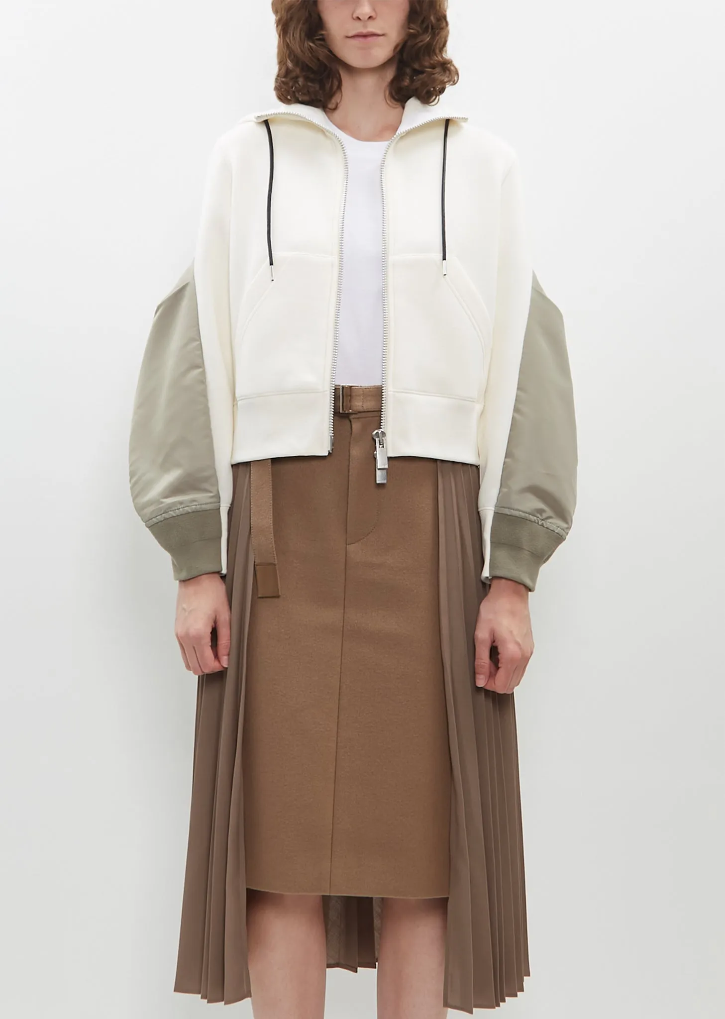 Nylon Twill x Sponge Sweat Hoodie sold by La Garconne