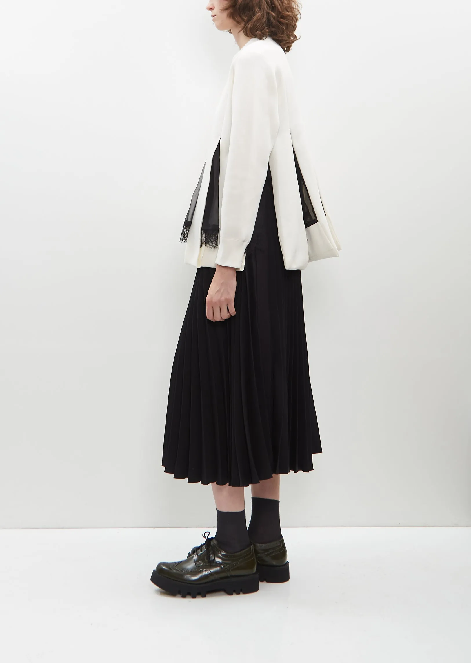 Chiffon Mix Sponge Sweat Pullover sold by La Garconne product image thumbnail 2