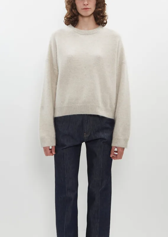 Ropo Sweater — Stone Melange sold by La Garconne