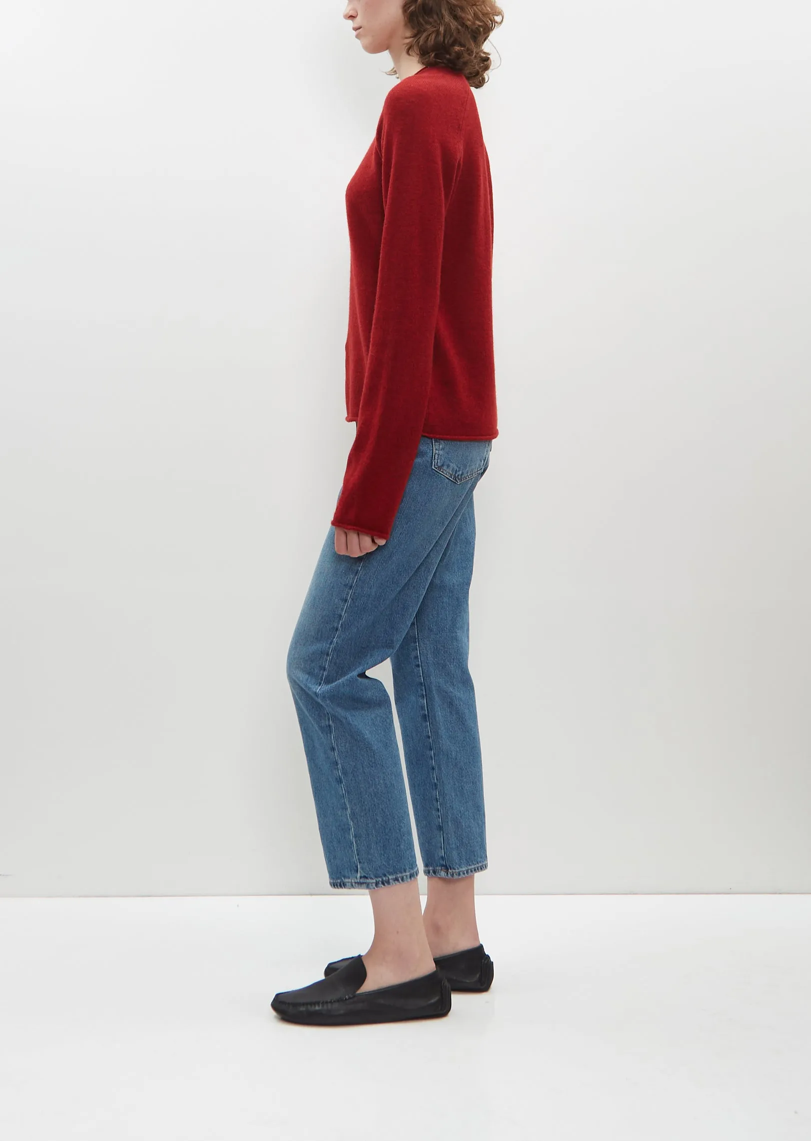 Yoke Crew — Red Melange sold by La Garconne product image thumbnail 2