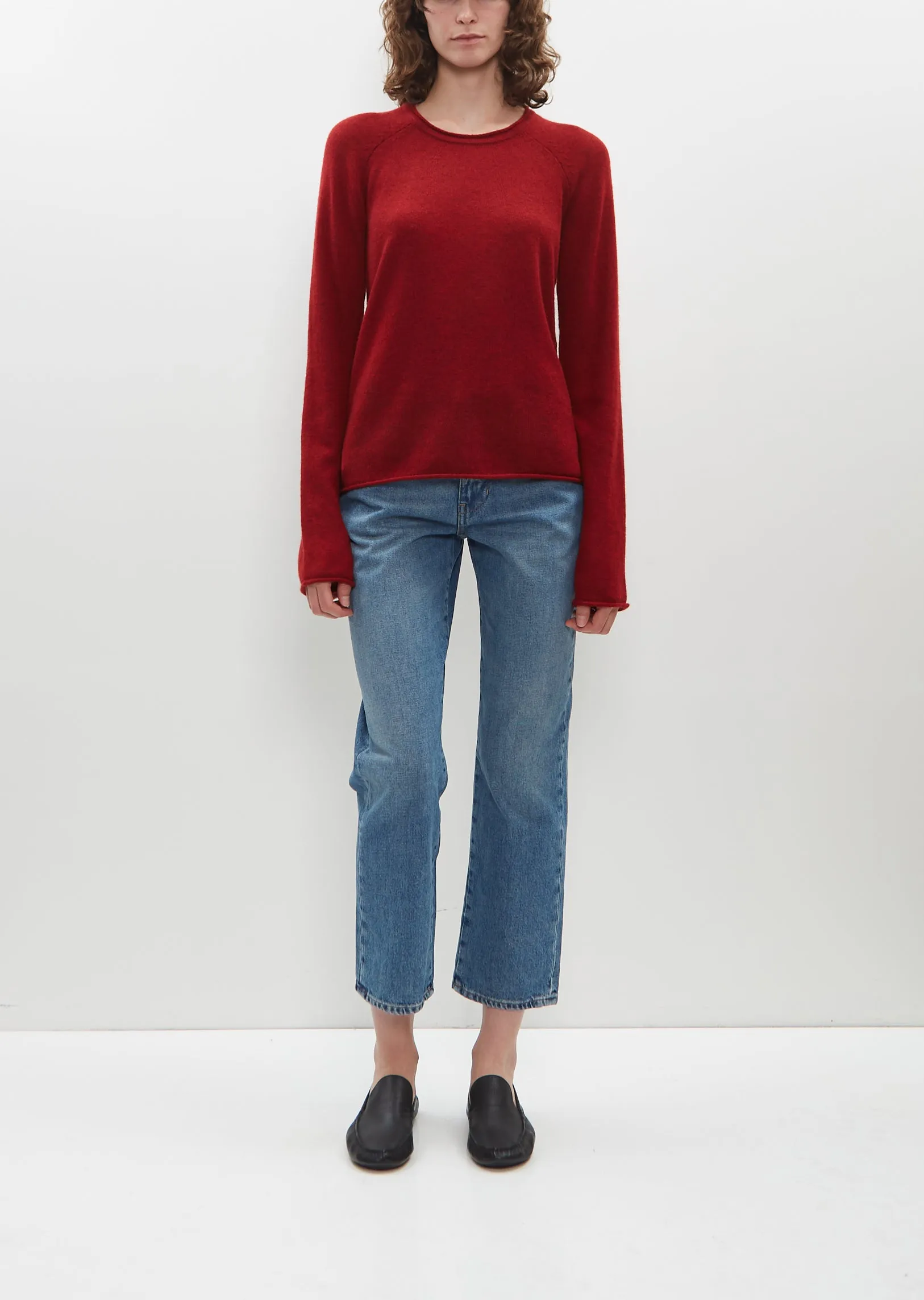 Yoke Crew — Red Melange sold by La Garconne product image thumbnail 4