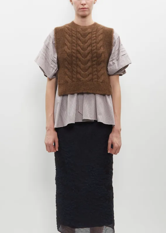 Aly Vest — Fall Brown made by Cecilie Bahnsen