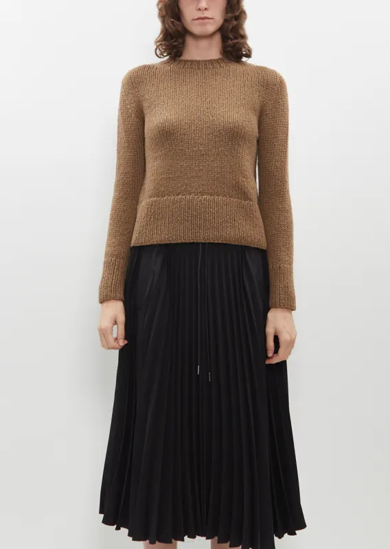 Tinka Cashmere Sweater — Bronze sold by La Garconne