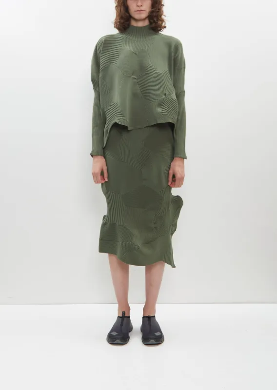 Kone Kone Skirt made by Issey Miyake