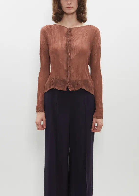 Chiffon Twist 2 Cardigan sold by La Garconne