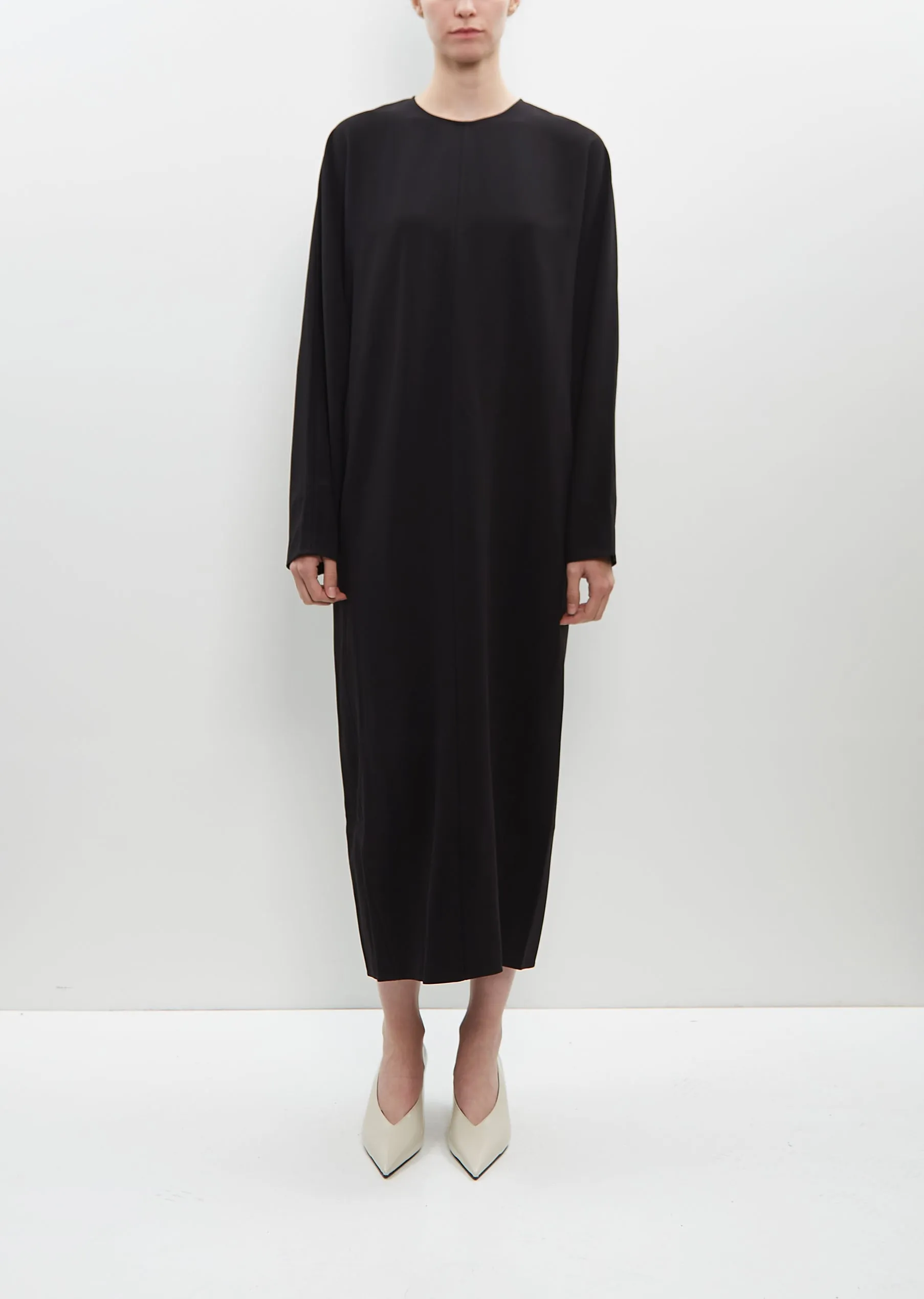 Crew-Neck Cady Dress sold by La Garconne