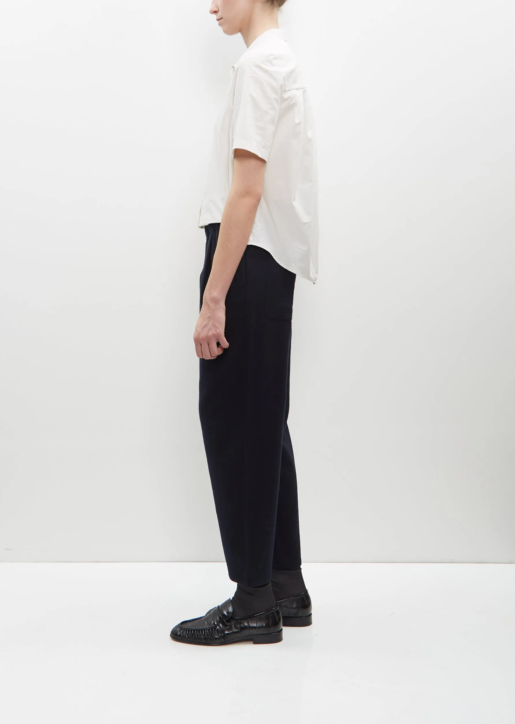 Plain Wool Trousers — Night sold by La Garconne product image thumbnail 2