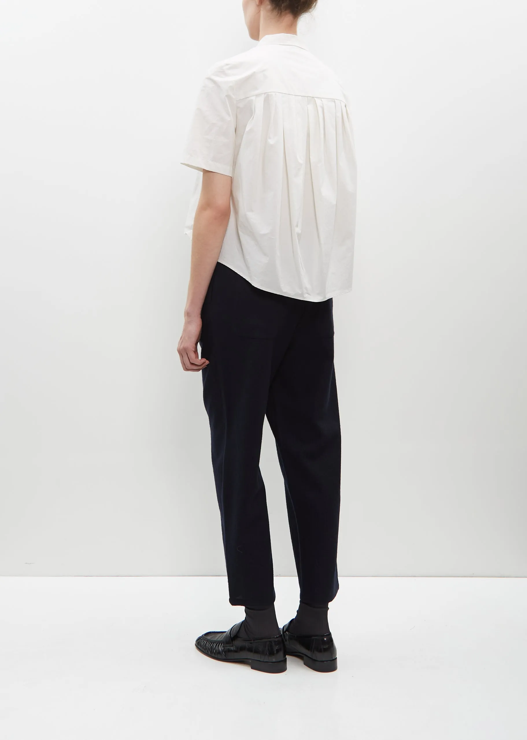 Plain Wool Trousers — Night sold by La Garconne product image thumbnail 3