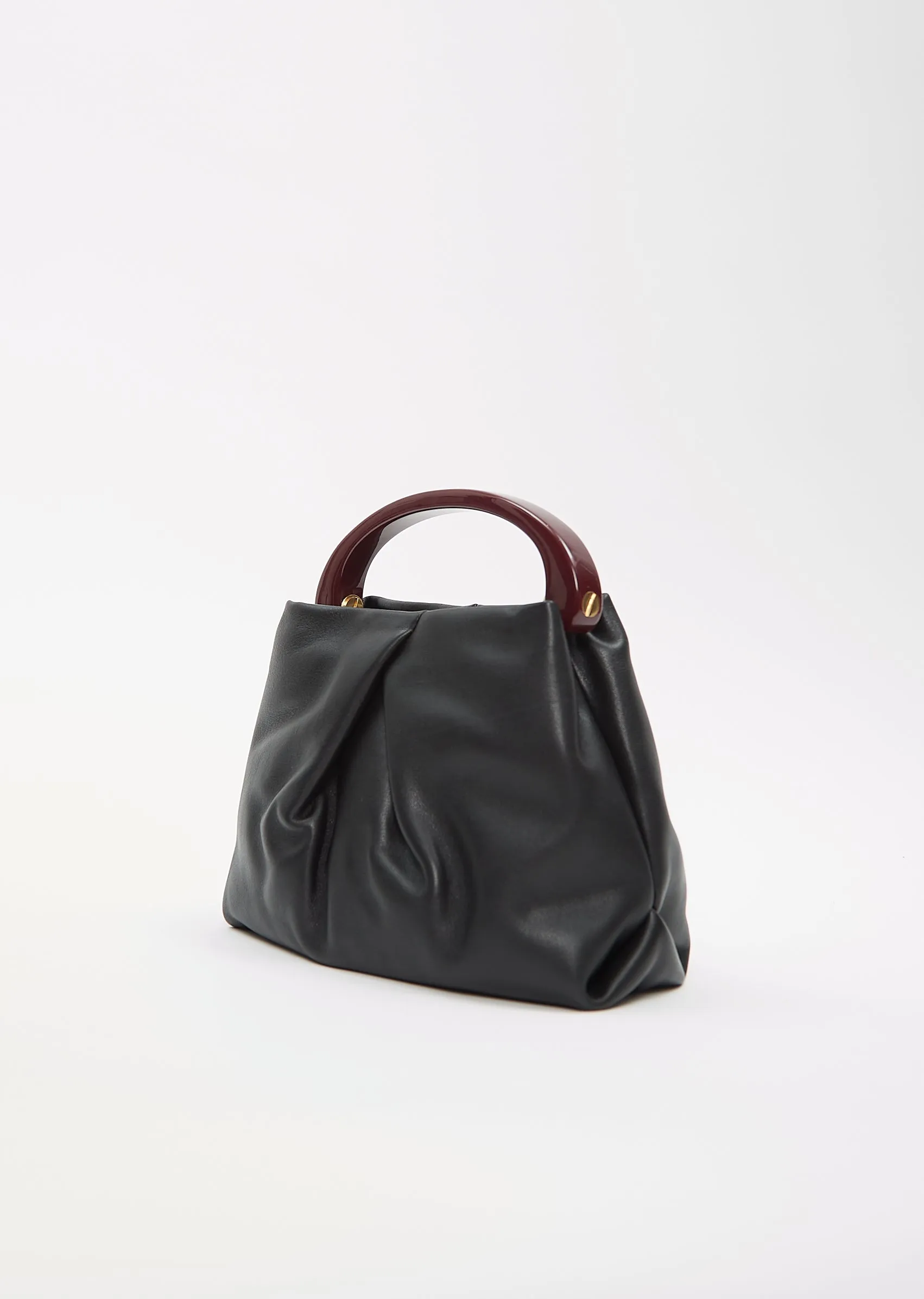 Small Handle Crisp Bag — Black sold by La Garconne product image thumbnail 2