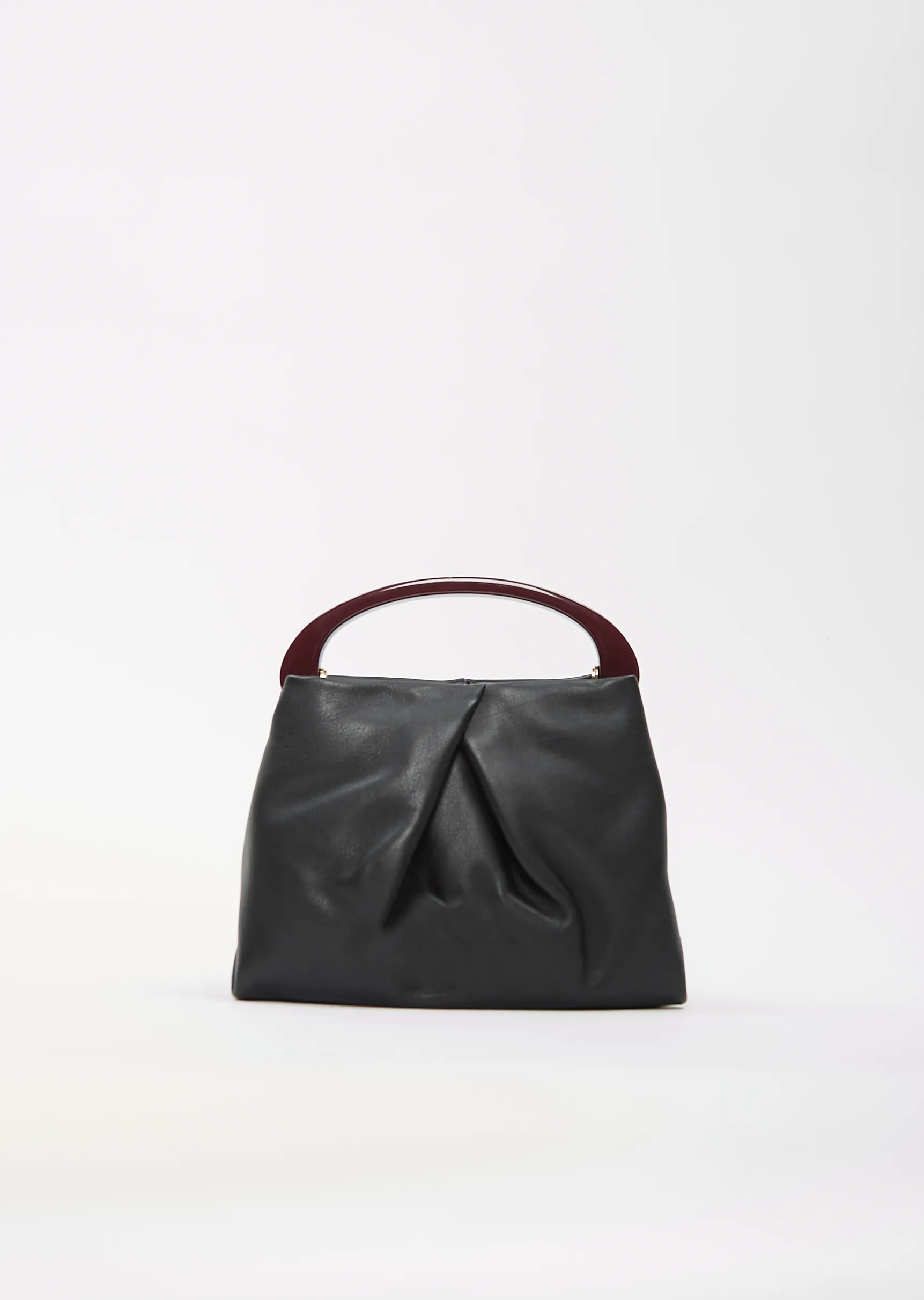 Small Handle Crisp Bag — Black sold by La Garconne