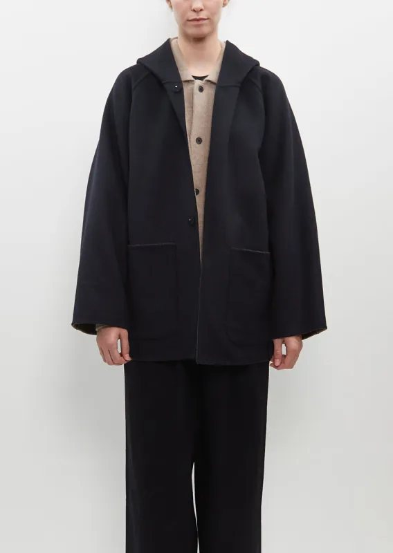 Reversible Hooded Half Coat sold by La Garconne