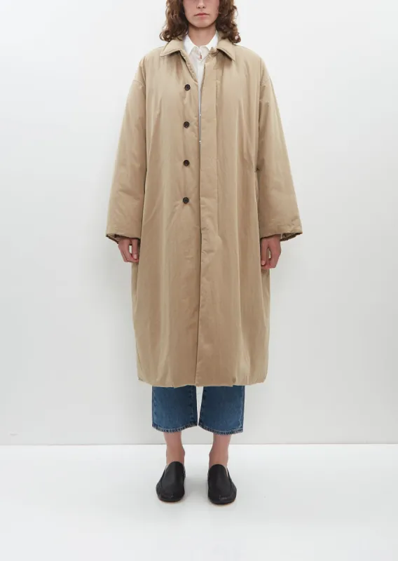 Padded Coat — Khaki sold by La Garconne
