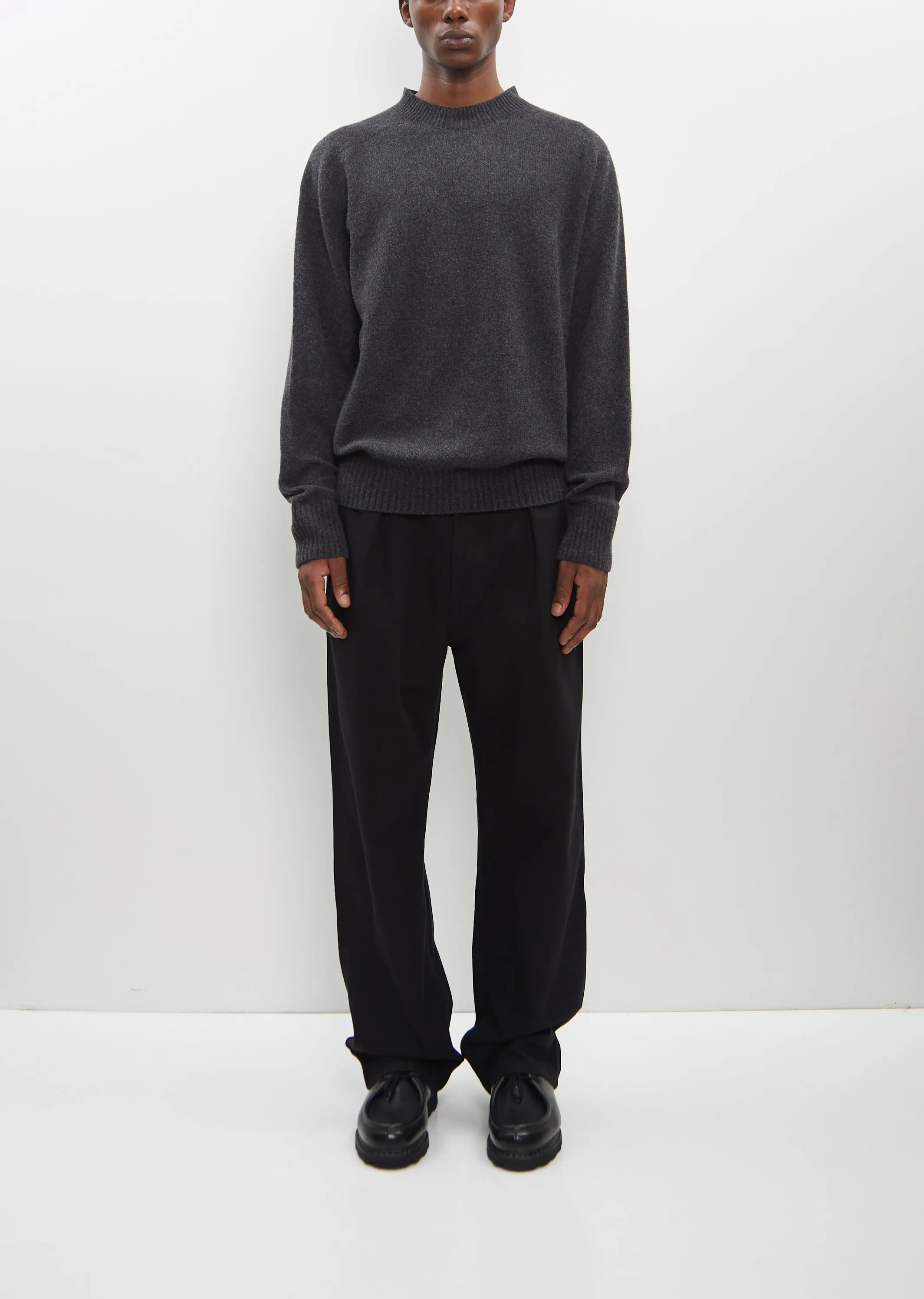 Seamless Crew Neck — Storm Grey sold by La Garconne product image thumbnail 4