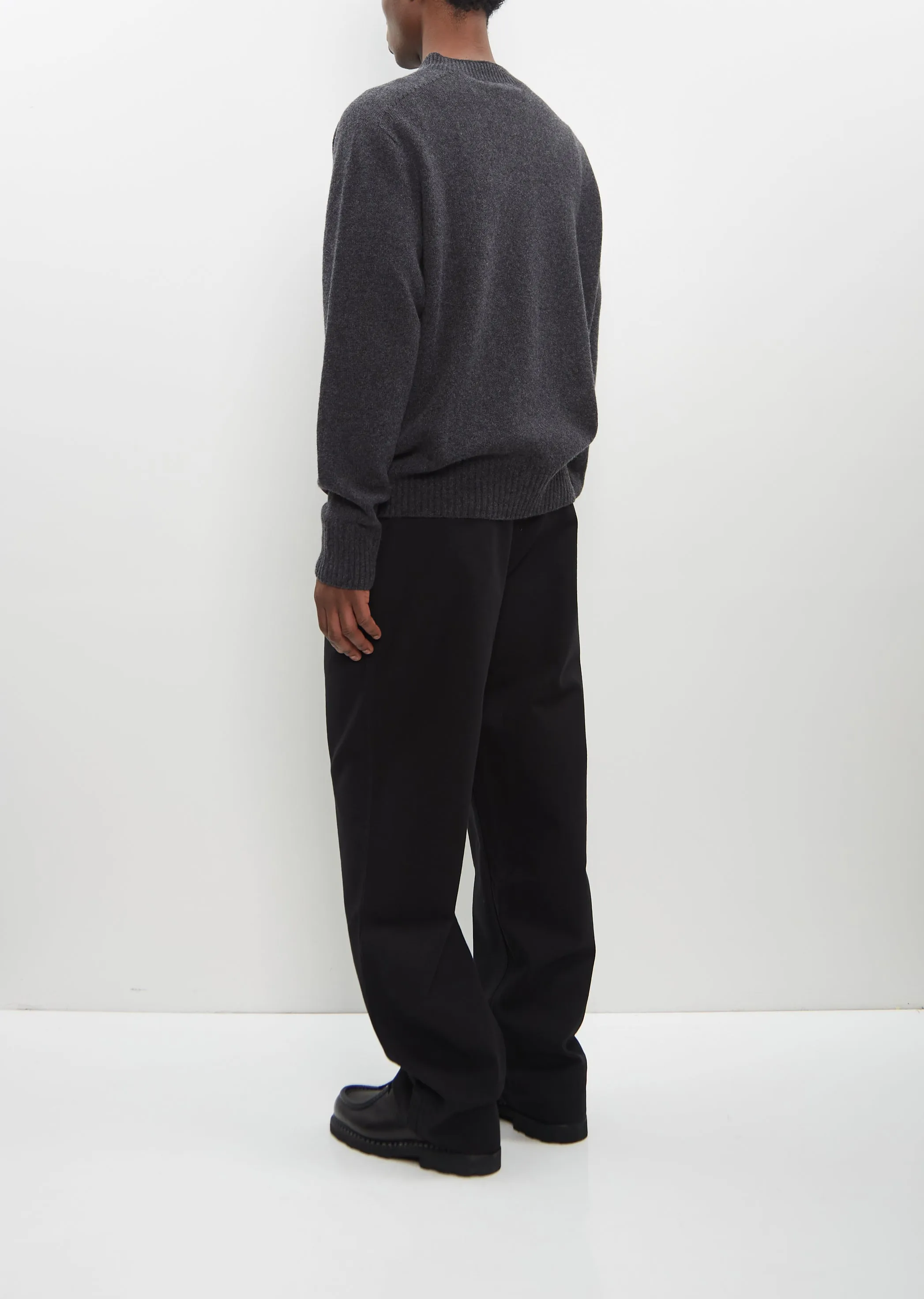 Seamless Crew Neck — Storm Grey sold by La Garconne product image thumbnail 3